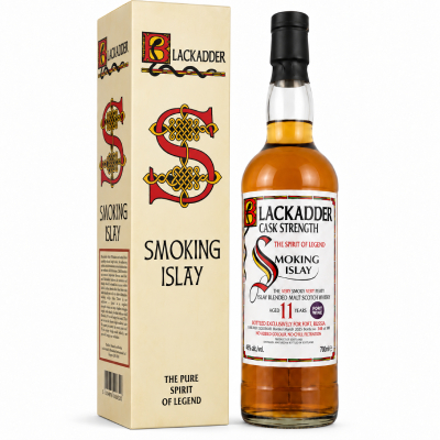 Виски Blackadder Smoking Islay Blended Malt Scotch (gift box)