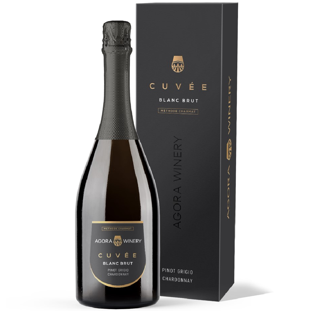 Игристое вино Agora Cuvee Pinot Grigio Chardonnay (gift box)