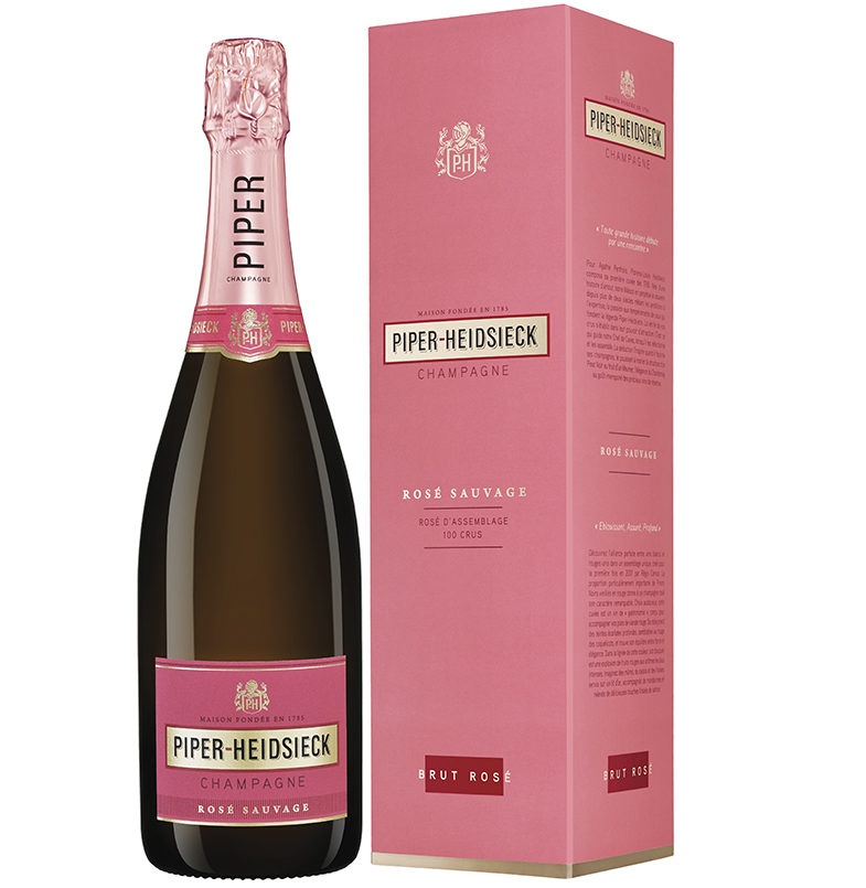 Шампанское Piper-Heidsieck Rose Sauvage Brut (gift box "Wine store")