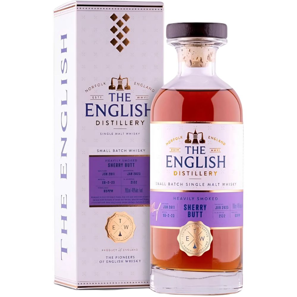 Односолодовый виски The English Heavily Smoked Sherry Butt (gift box)