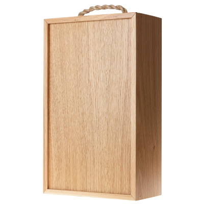 Деревянный пенал на две бутылки "Bourgogne"