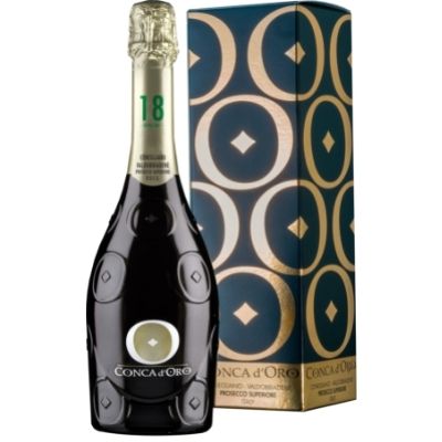 Игристое вино Conca d'Oro Prosecco Superiore Millesimato Conegliano Valdobbiadene Extra Dry (gift box)