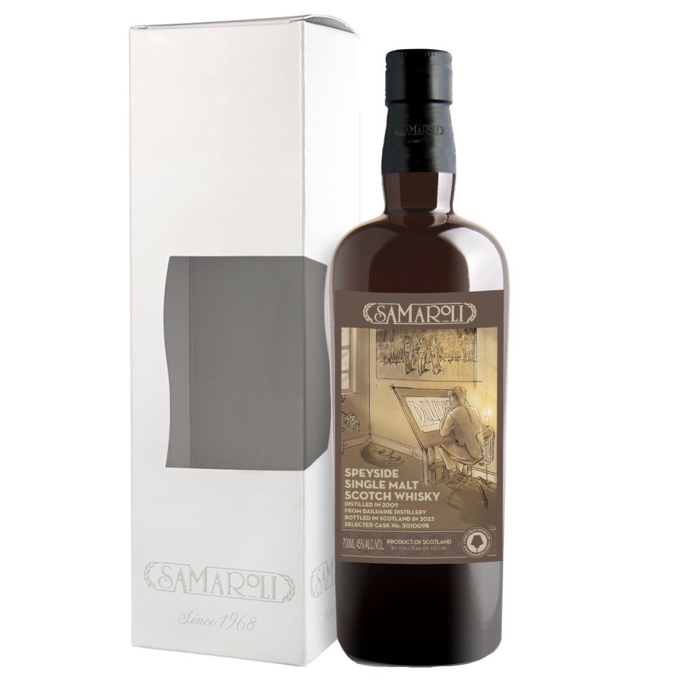 Виски Samaroli Speyside Dailuaine Single Malt (gift box)