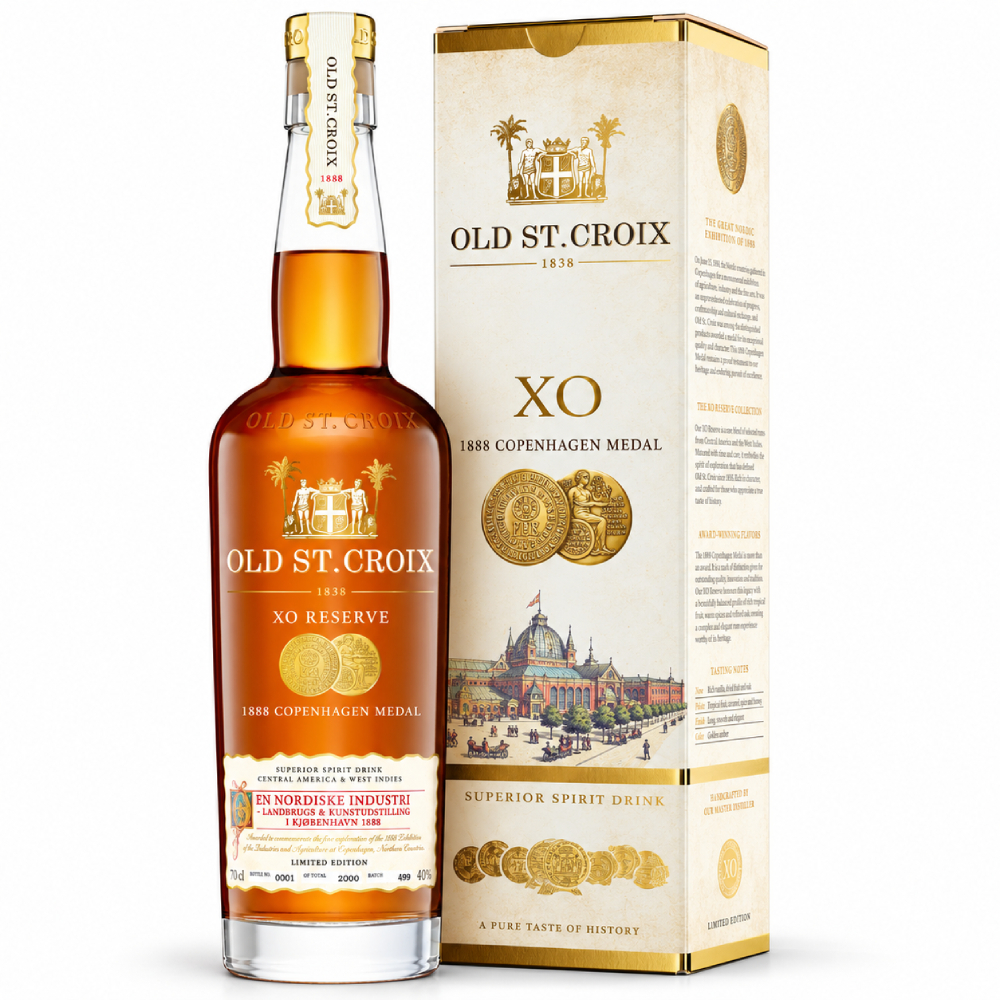 Ром Old St. Croix XO 1888 Copenhagen Gold Medal (gift box)