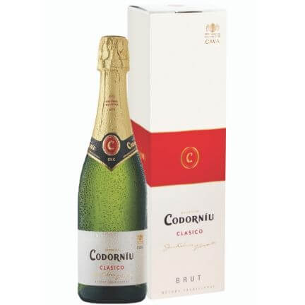 Игристое вино Cava Codorniu Clasico Brut (gift box)