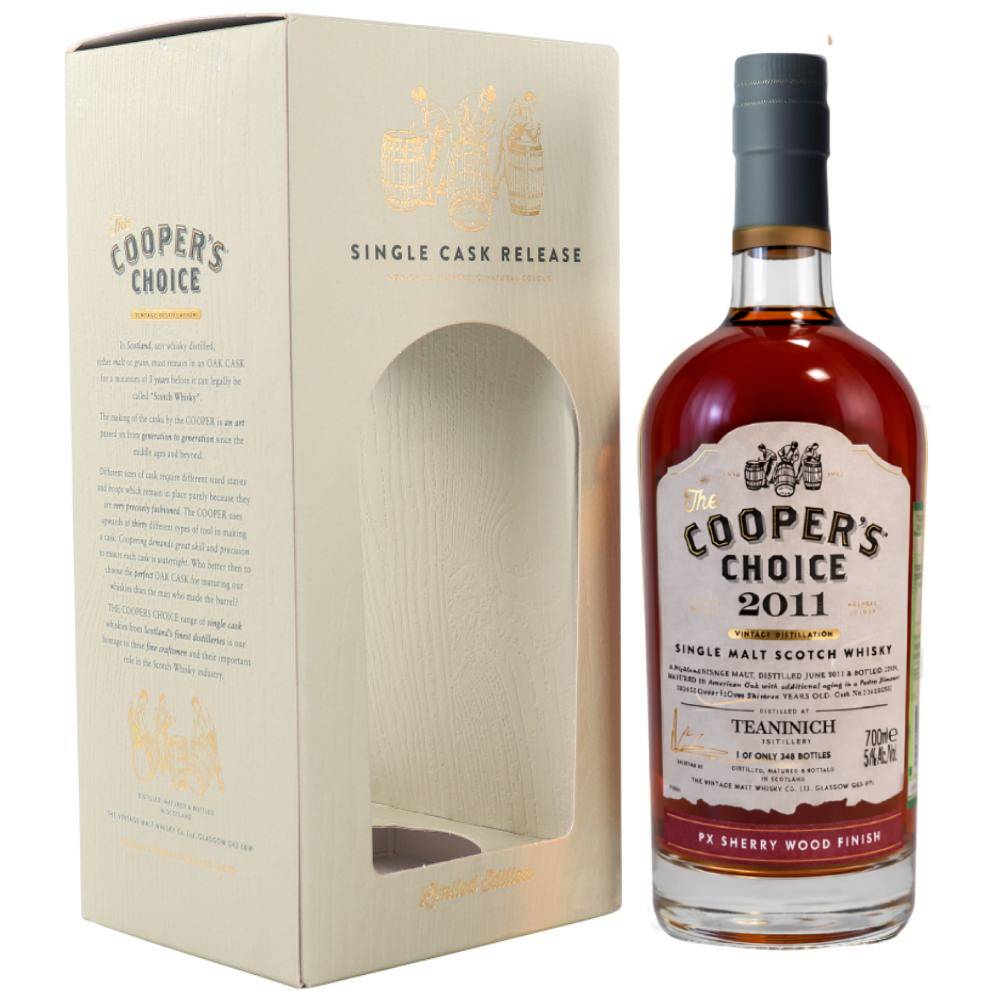 Виски The Cooper’s Choice Тeaninich Single Malt Scotch 13 YO (gift box)