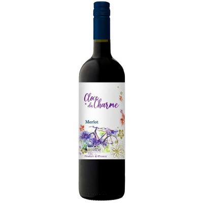 Вино Les Celliers Jean d'Alibert Cloce du Charme Merlot IGP Pays d’Oc