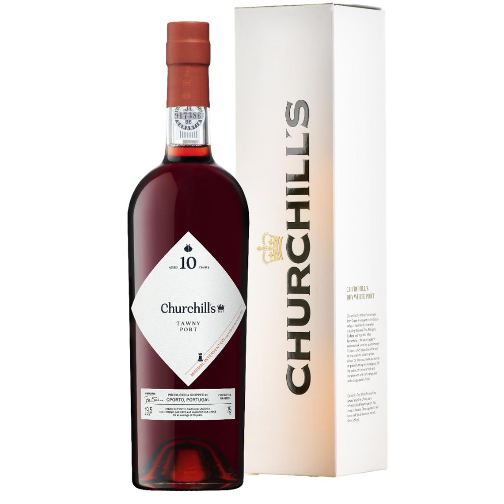 Портвейн Churchill’s Tawny Port 10 Years Old (gift box)