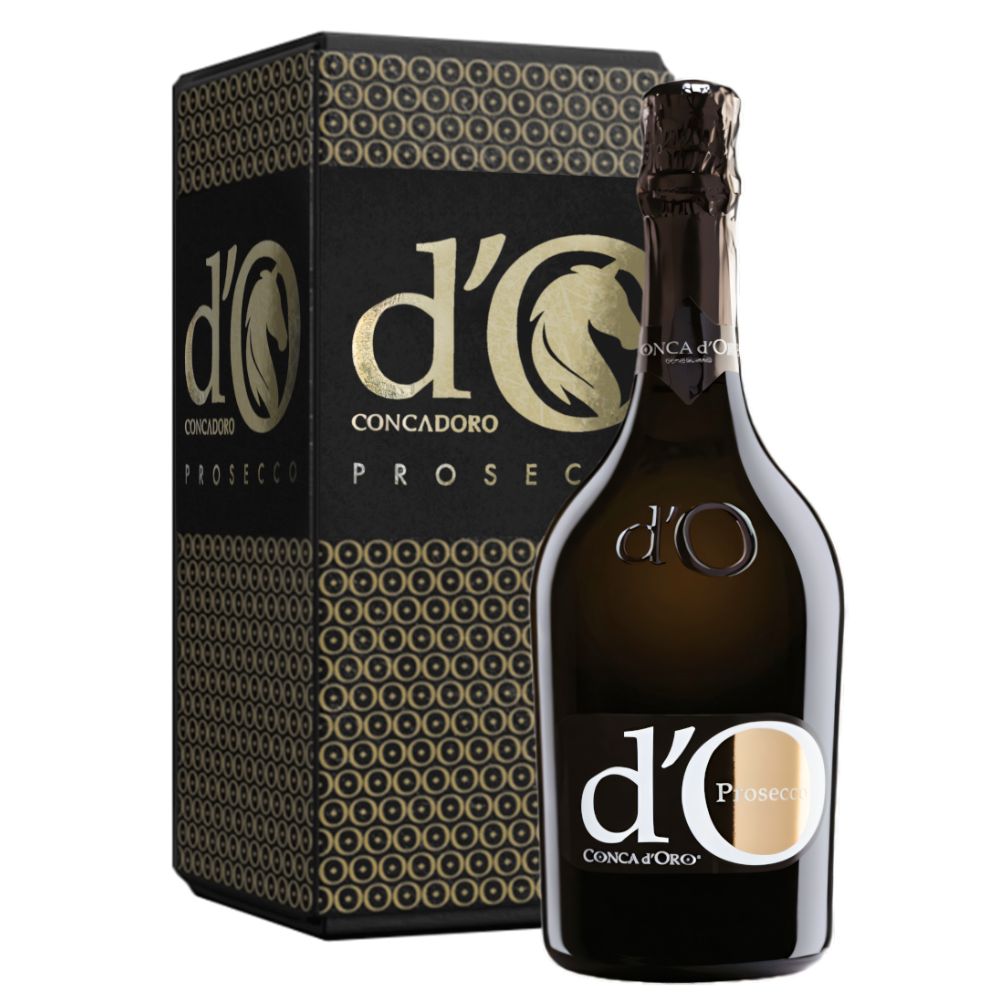 Игристое вино Conca d'Oro Prosecco Cuvée Nobile Treviso DOC Spumante Brut (gift box "Horse")