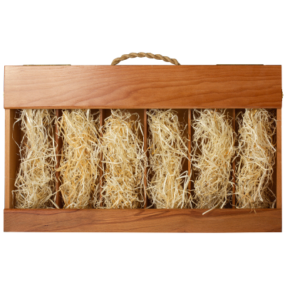 Деревянный сет на шесть бутылок "Bourgogne"