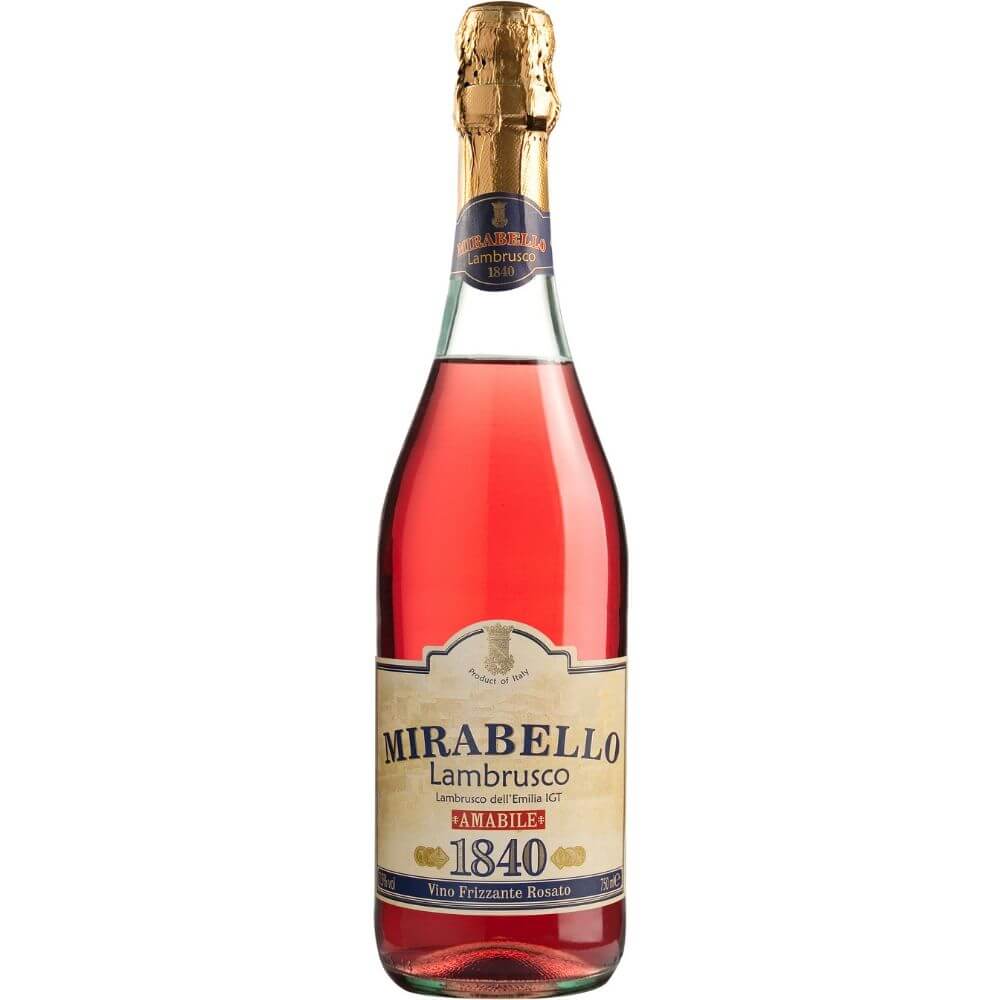 Игристое вино Mirabello Lambrusco Rosato