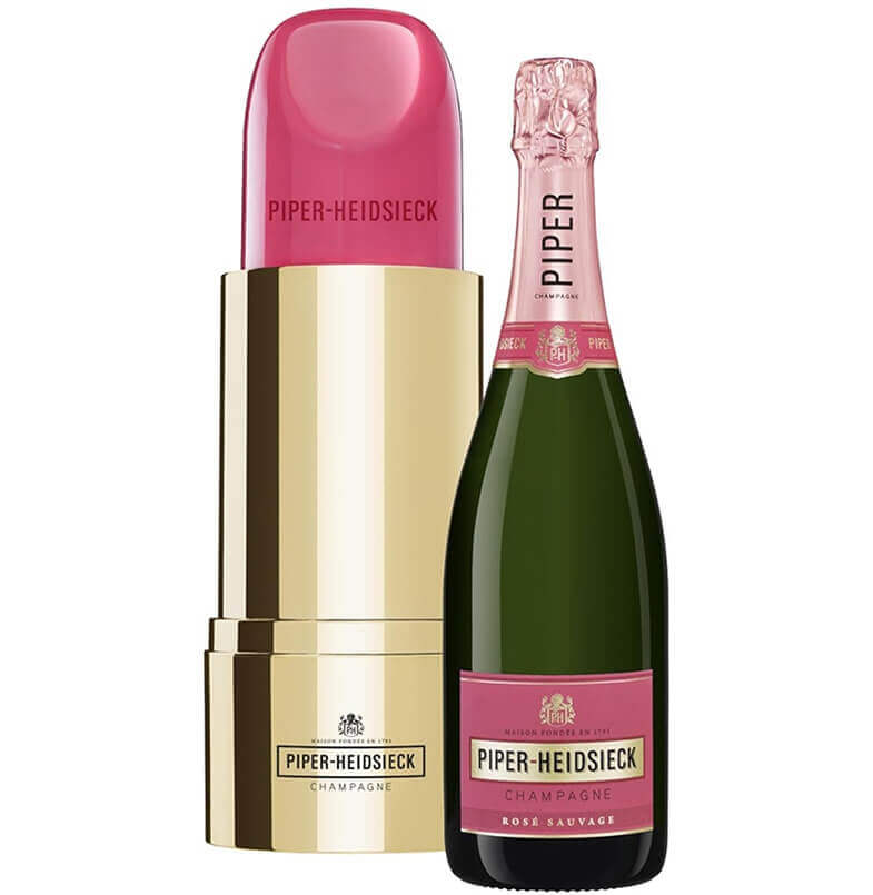 Шампанское Piper-Heidsieck Rose Sauvage (gift box "Lipstick")