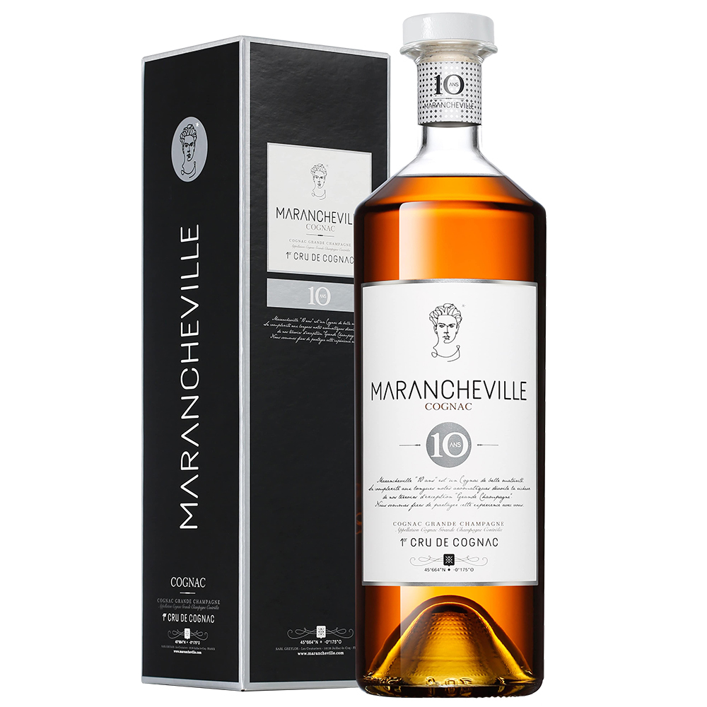 Коньяк Marancheville 10 Year Old Cognac Grande Champagne AOC (gift box)