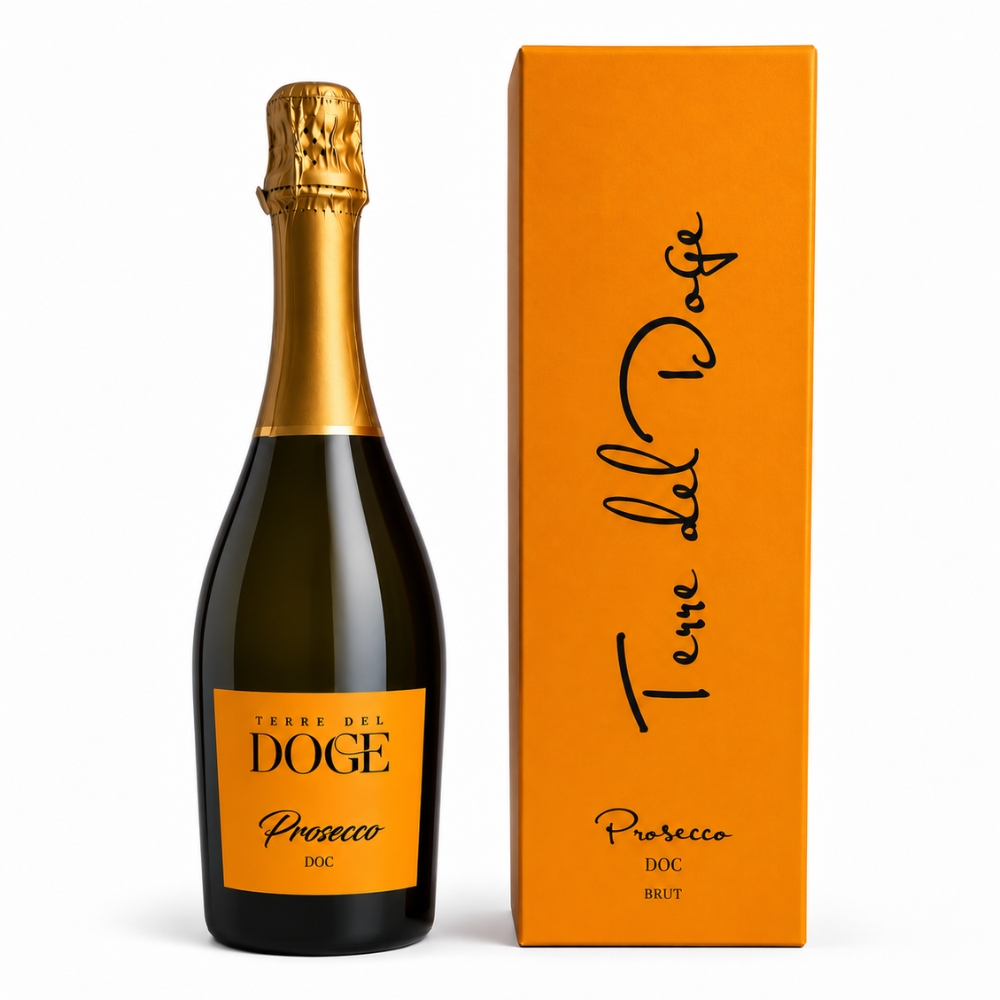 Игристое вино Terre Del Doge Prosecco Brut (gift box)