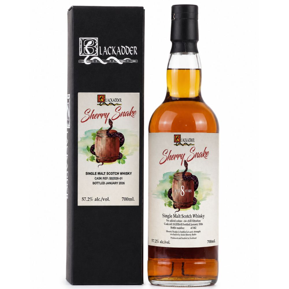 Односолодовый виски Blackadder Sherry Snake (gift box)