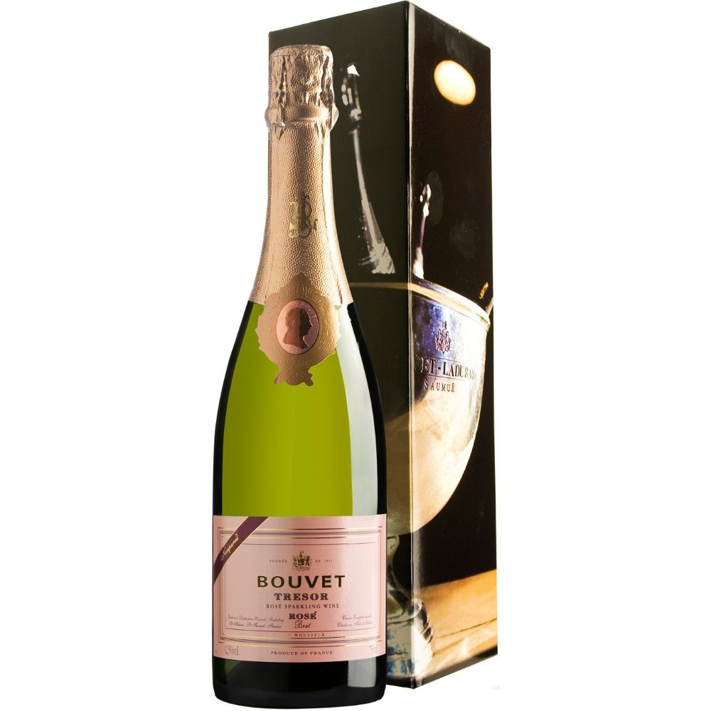 Игристое вино Bouvet Tresor Brut Rose (gift box)