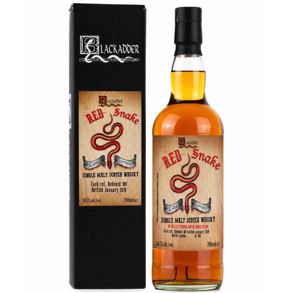Односолодовый виски Blackadder Red Snake Single Malt Scotch (gift box)