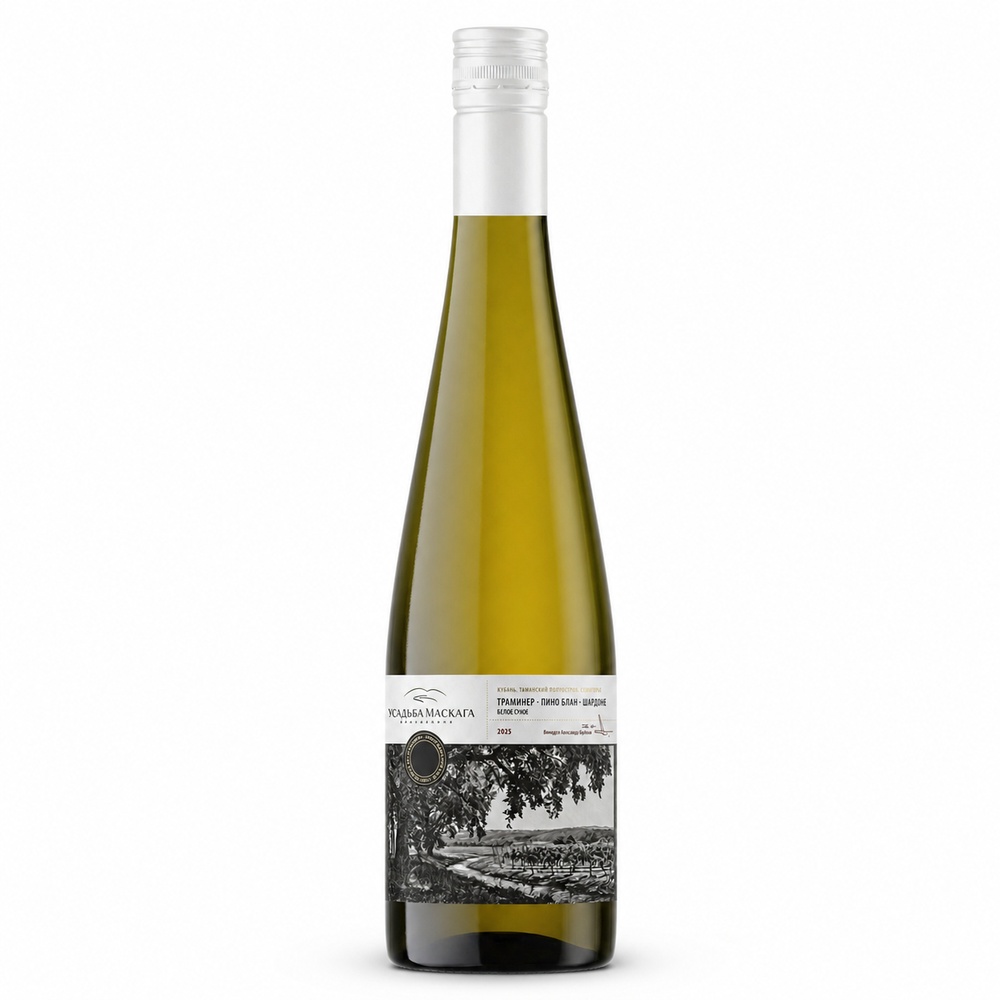 Вино Usadba Maskaga Traminer Blanco-Chardonnay-Pinot Blanc