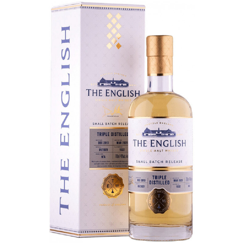 Односолодовый виски The English Small Batch Release Triple Distilled (gift box)