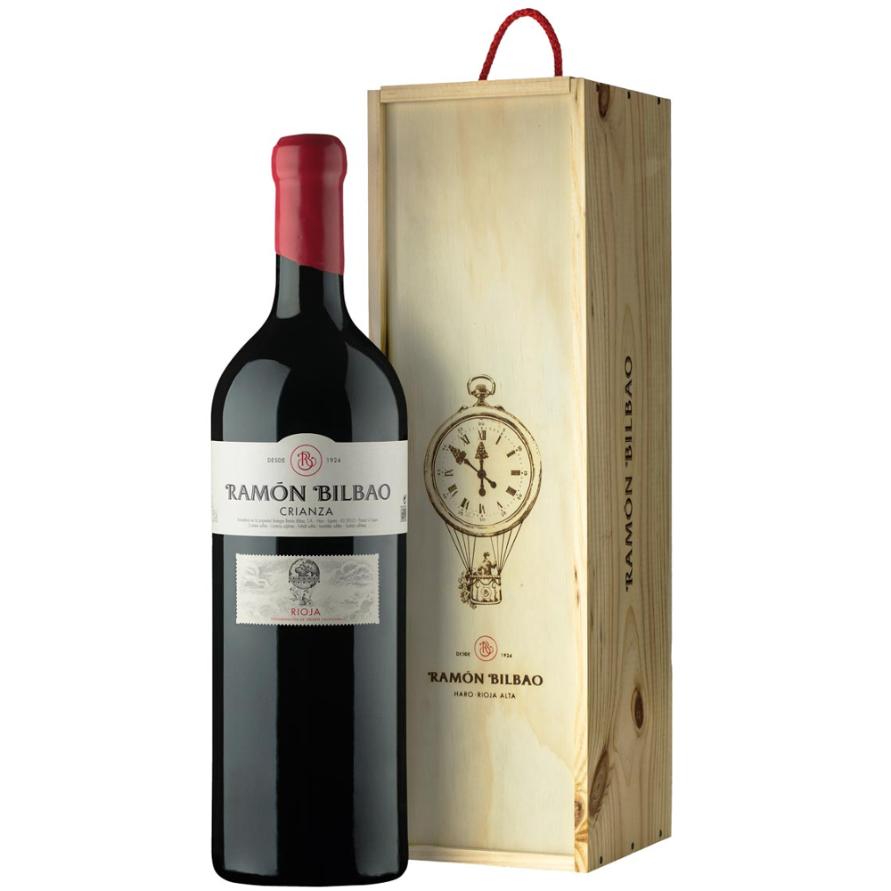 Вино Ramon Bilbao Crianza (wooden gift box)