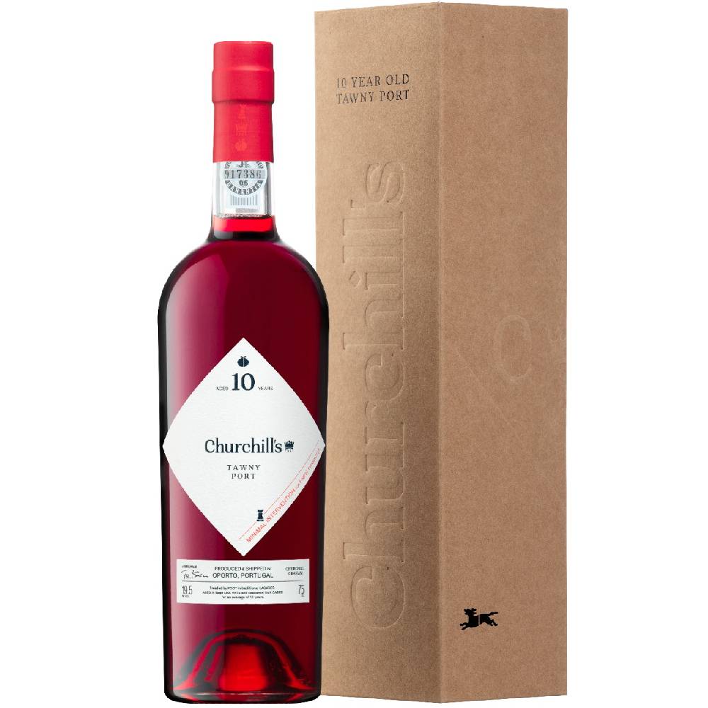 Портвейн Churchill’s Tawny Port 10 Years Old (gift box)