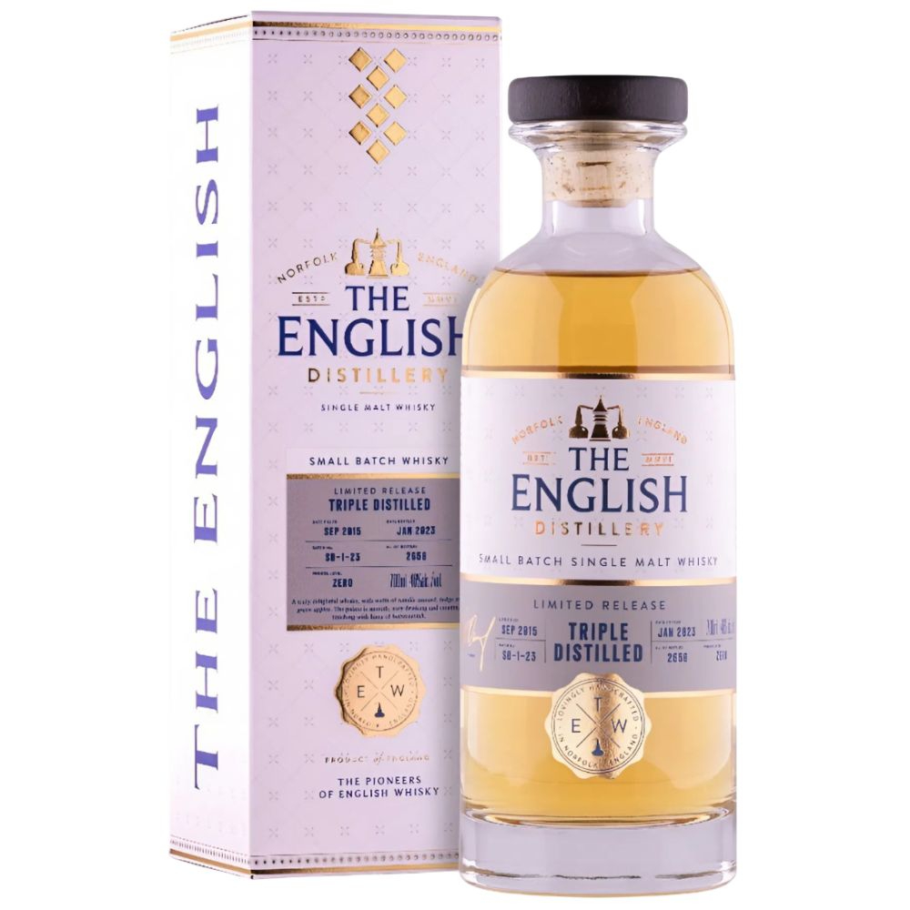 Односолодовый виски The English Small Batch Release Triple Distilled (gift box)