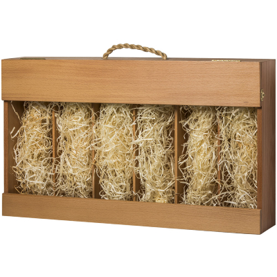 Деревянный сет на шесть бутылок "Bourgogne"