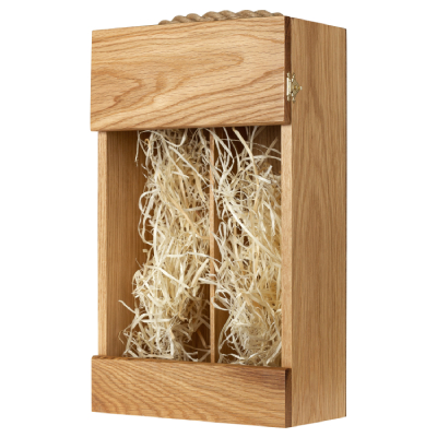 Деревянный сет на две бутылки "Bourgogne"