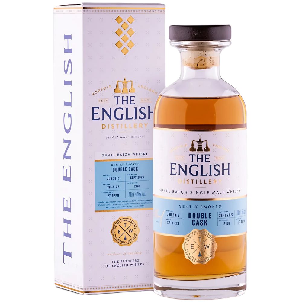 Односолодовый виски The English Gently Smoked Double Cask (gift box)