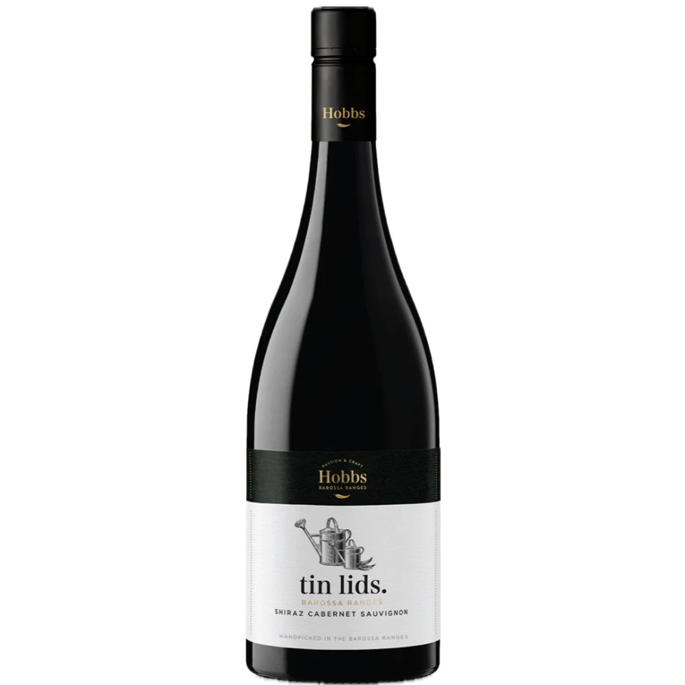 Вино Hobbs tin lids. Barossa Ranges Aria Secca Shiraz