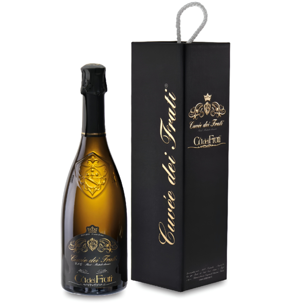 Игристое вино Ca' dei Frati Cuvée dei Frati Metodo Classico Brut (gift box)