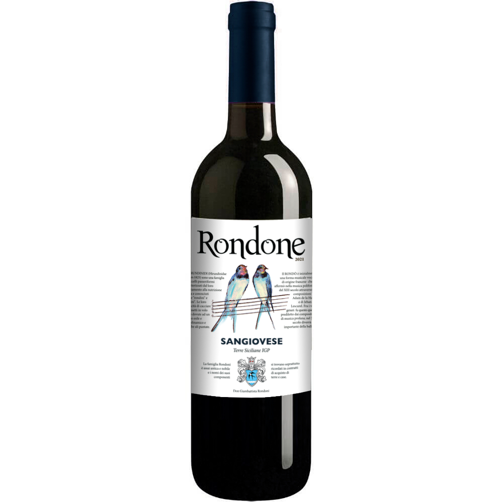 Вино Settesoli Rondone Sangiovese Terre Sciliane IGP