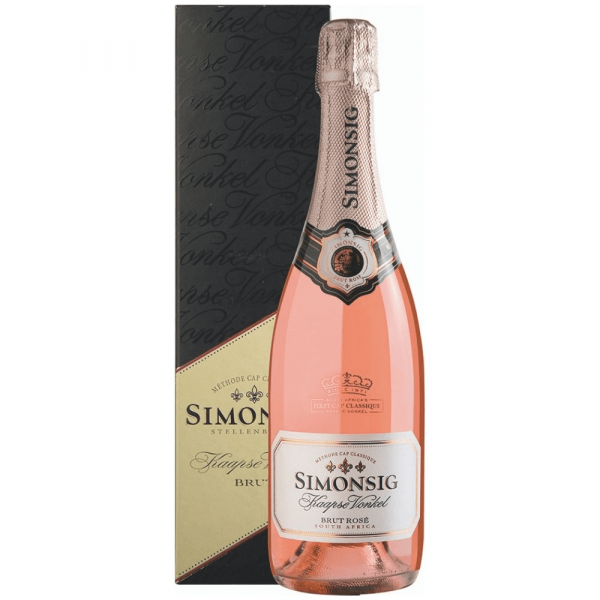Игристое вино Simonsig Kaapse Vonkel Brut Rose (gift box)