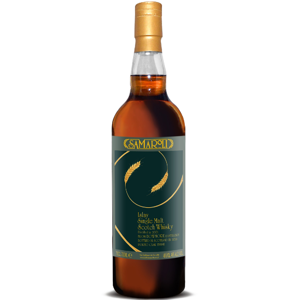 Односолодовый виски Samaroli Bowmore Single Malt Scotch 15 YO (gift box)