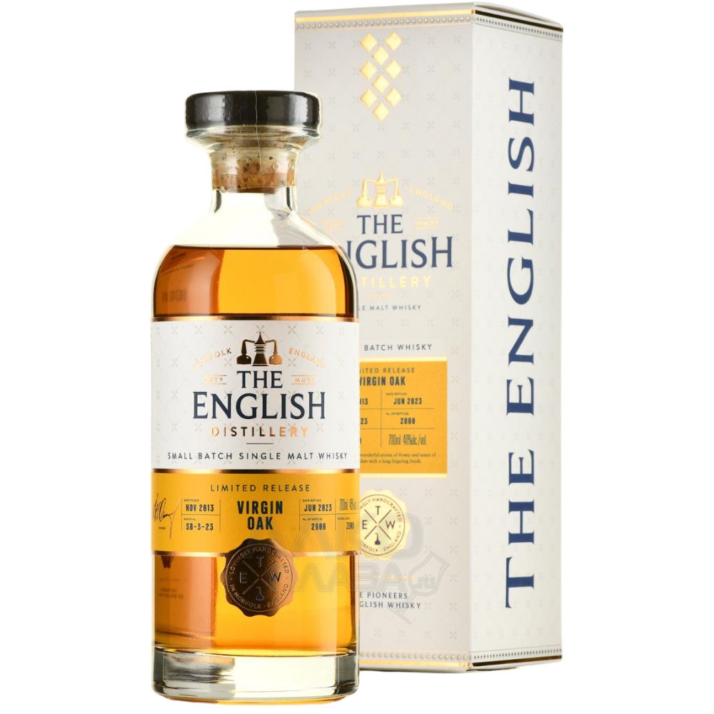 Односолодовый виски The English Virgin Oak Small Batch (gift box)