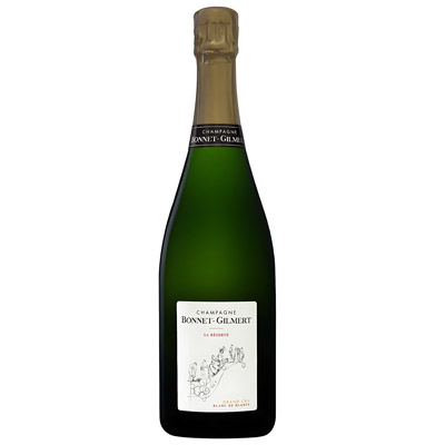 Шампанское Bonnet-Gilmert Blanc de Blancs La Réserve Grand Cru Brut АОС