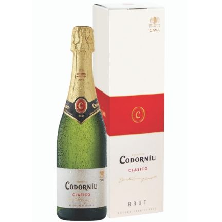 Игристое вино Cava Codorniu Clasico Brut (gift box)