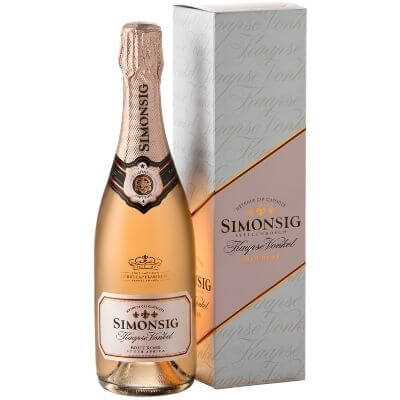 Игристое вино Simonsig Kaapse Vonkel Brut Rose (gift box)