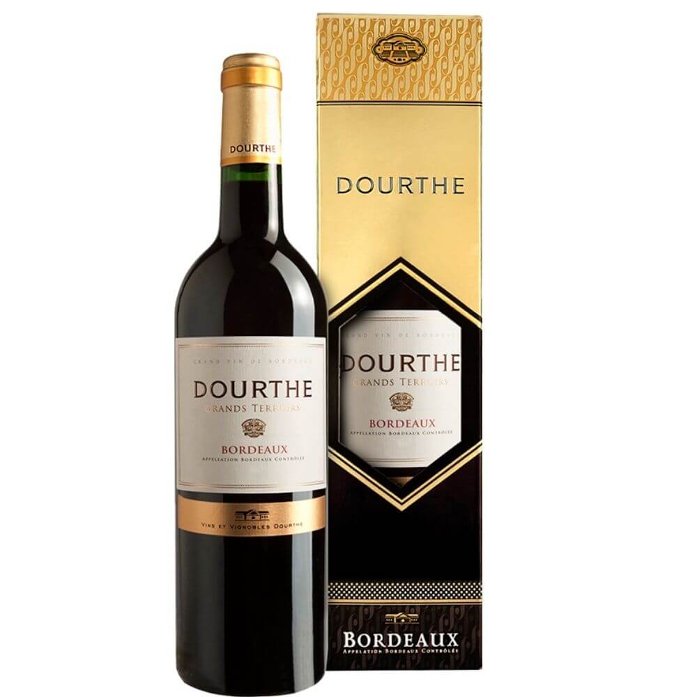 Вино Dourthe Grands Terroirs Rouge (gift box)