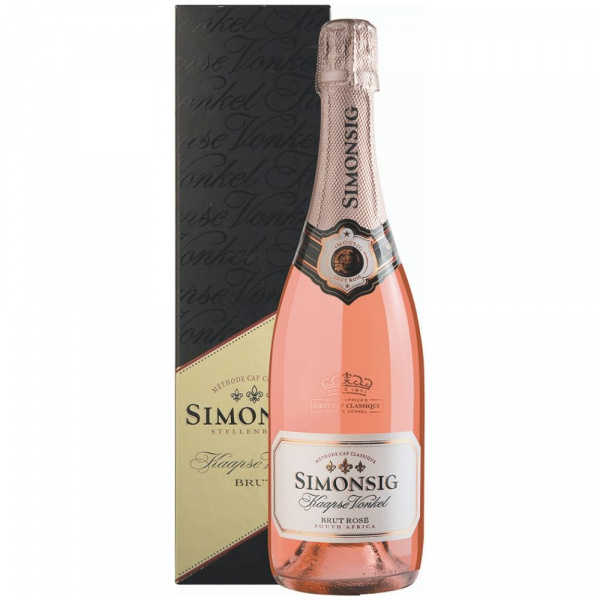 Игристое вино Simonsig Kaapse Vonkel Brut Rose (gift box)