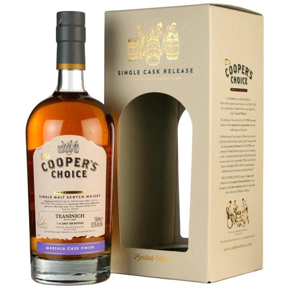 Виски The Cooper’s Choice Teaninich Moscatel Single Malt Scotch (gift box)