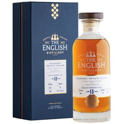 Односолодовый виски The English Founders Private Cellar Brandy Cask 13 YO (giftbox)