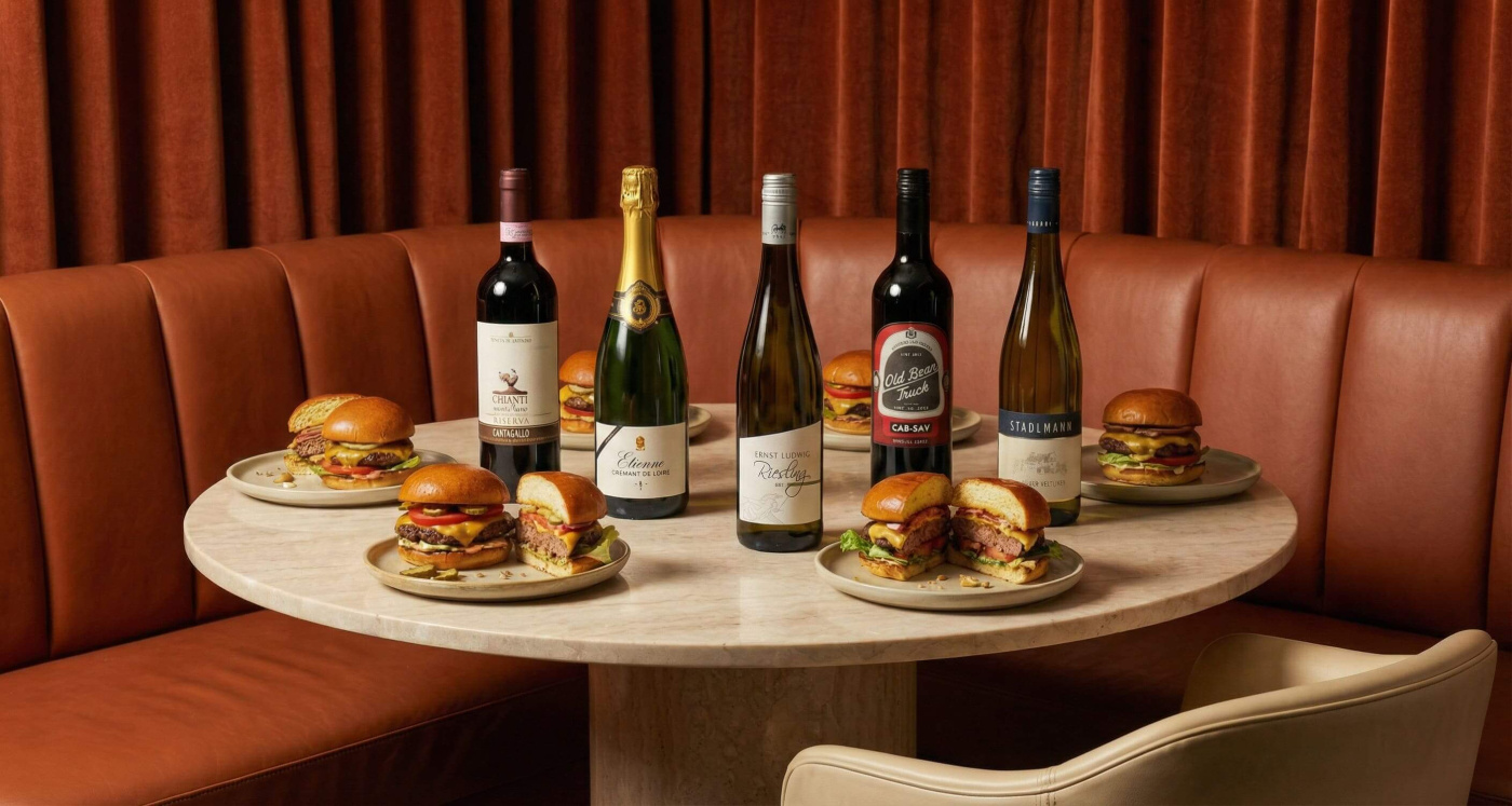 Бургеры + вино