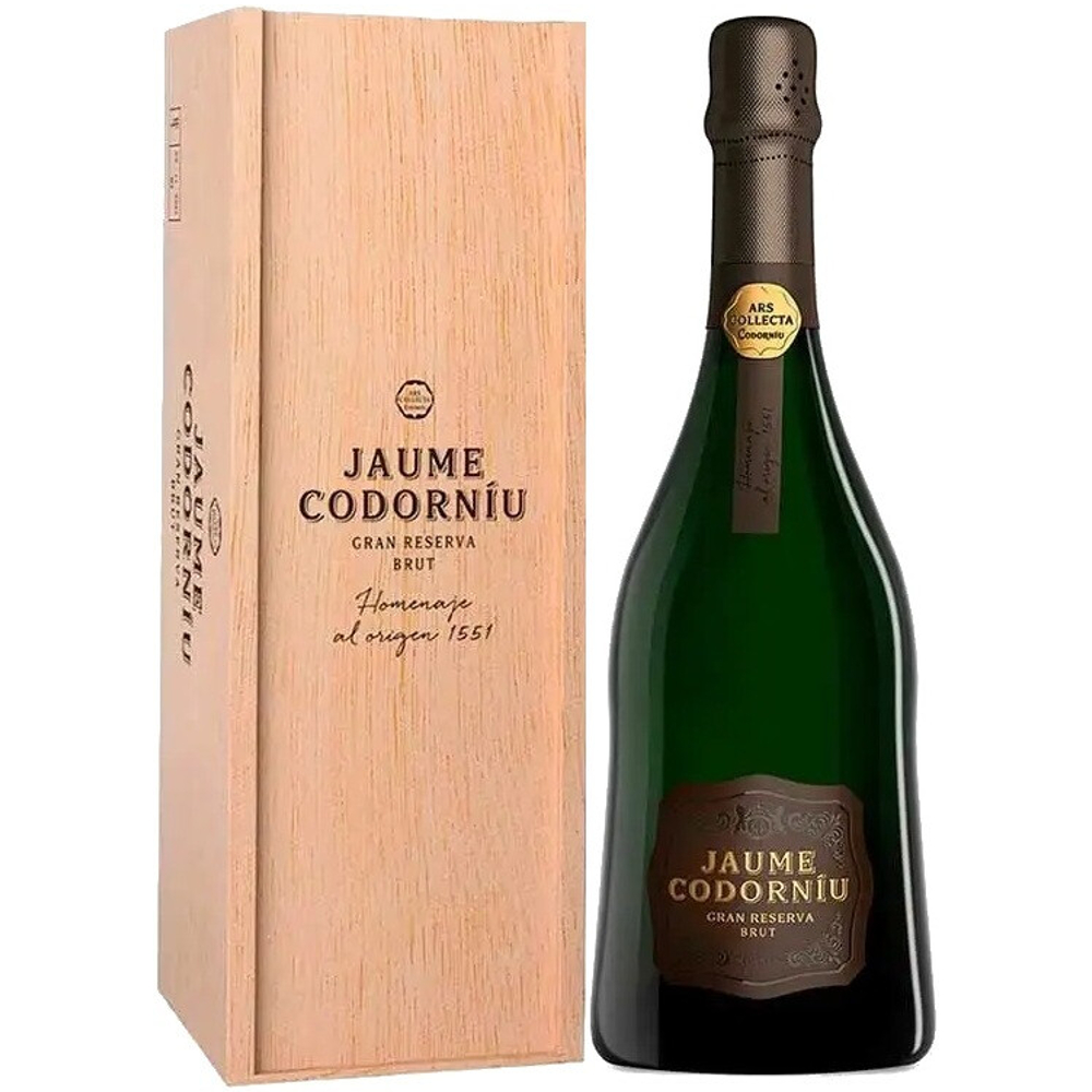 Игристое вино Cava Jaume de Codorniu Gran Reserva Brut DO (wooden gift box)