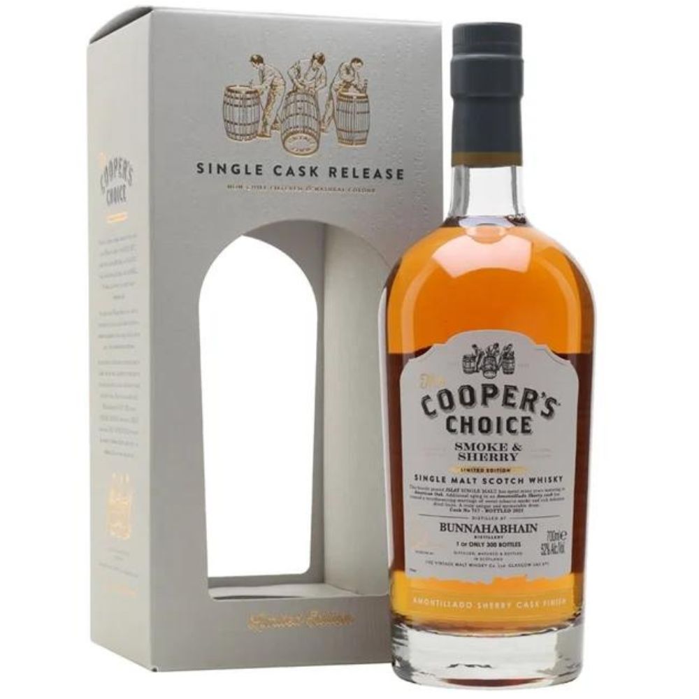 Виски The Cooper’s Choice Bunnahabhain Sherry Oloroso Single Malt Scotch Smoking (gift box)