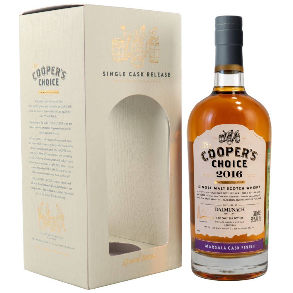 Виски The Cooper’s Choice Dalmunach Single Malt Scotch 8 YO (gift box)