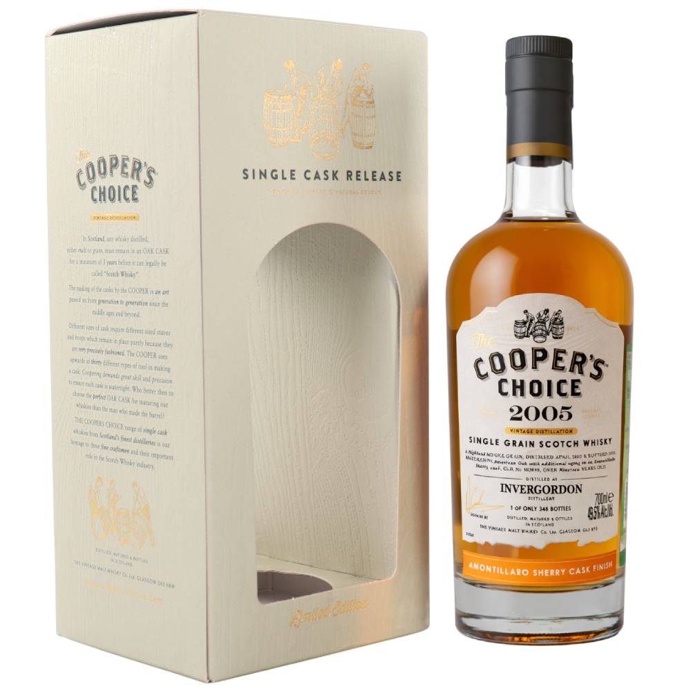 Виски The Cooper’s Choice Invergordon Single Grain Scotch 19 YO (gift box)