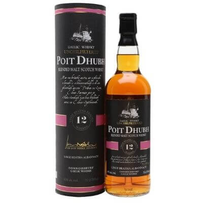 Виски Poit Dhubh 12 Years Old Blended Malt Scotch (gift box)