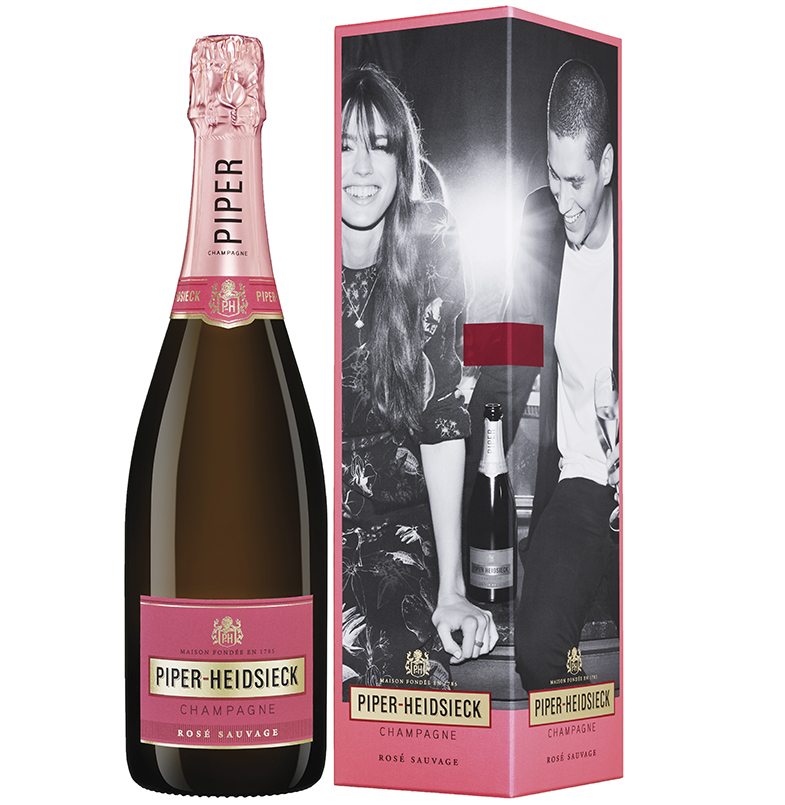 Шампанское Piper-Heidsieck Rose Sauvage Brut (gift box "Dash Of Seduction")