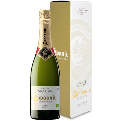 Игристое вино Cava Codorniu Clasico Brut (gift box)